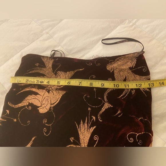 Roberto Cavalli Runway Strapless Velvet Evening Gown - Picture 14 of 16